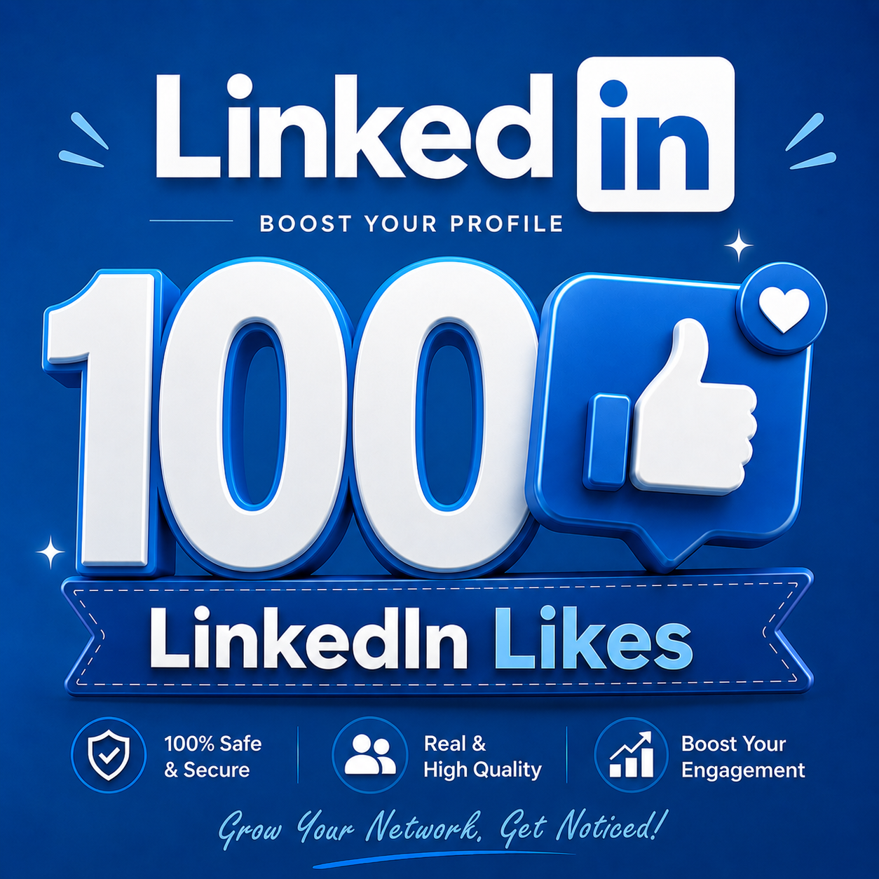 100 LinkedIn Likes