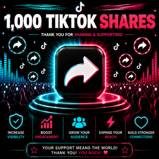 1000 Tiktok Shares