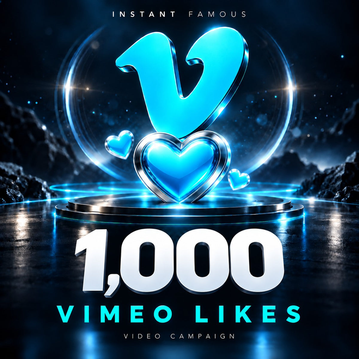 1,000 Vimeo Likes – Instant Famous