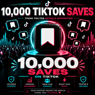 10000 Tiktok Saves