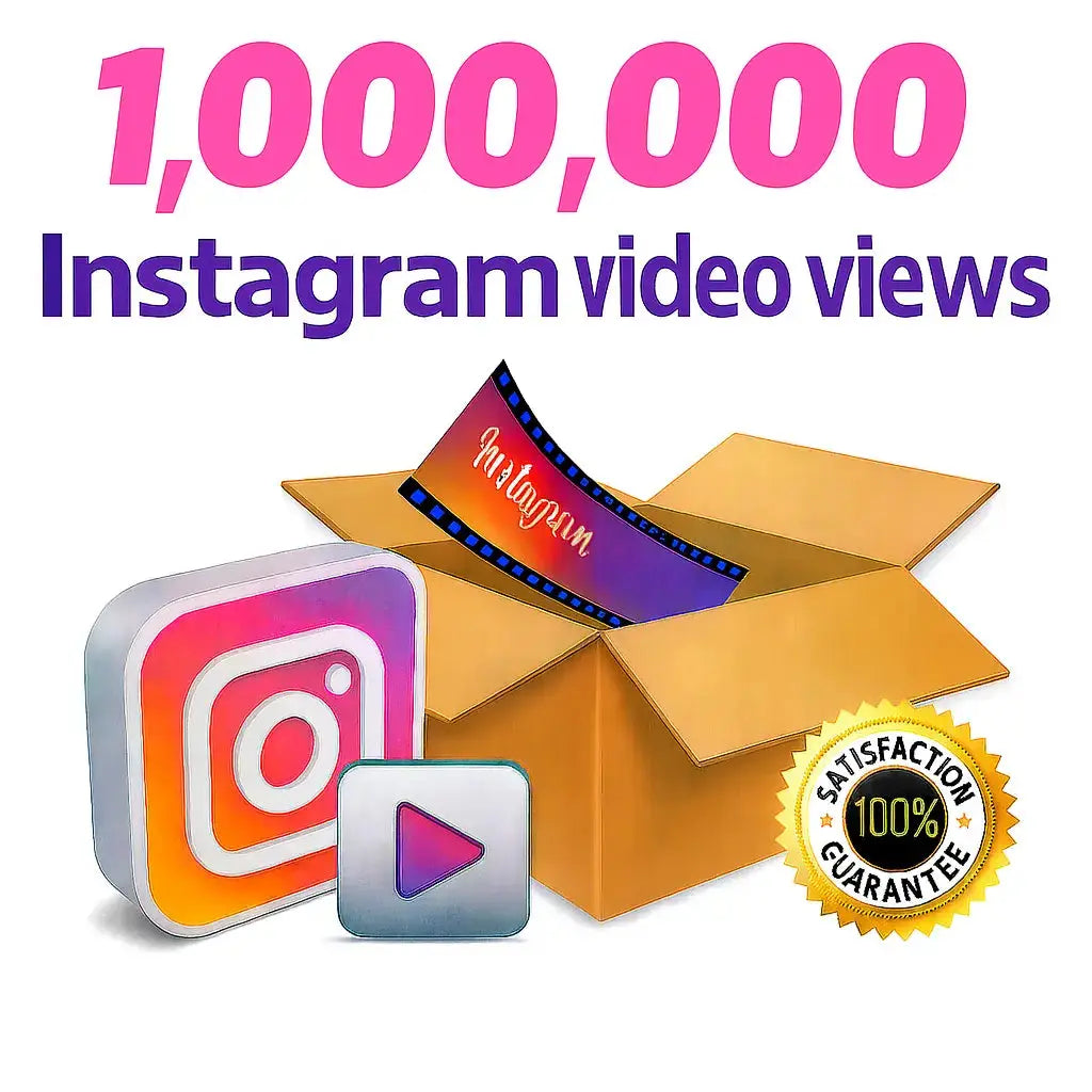 1000000 Instagram video views