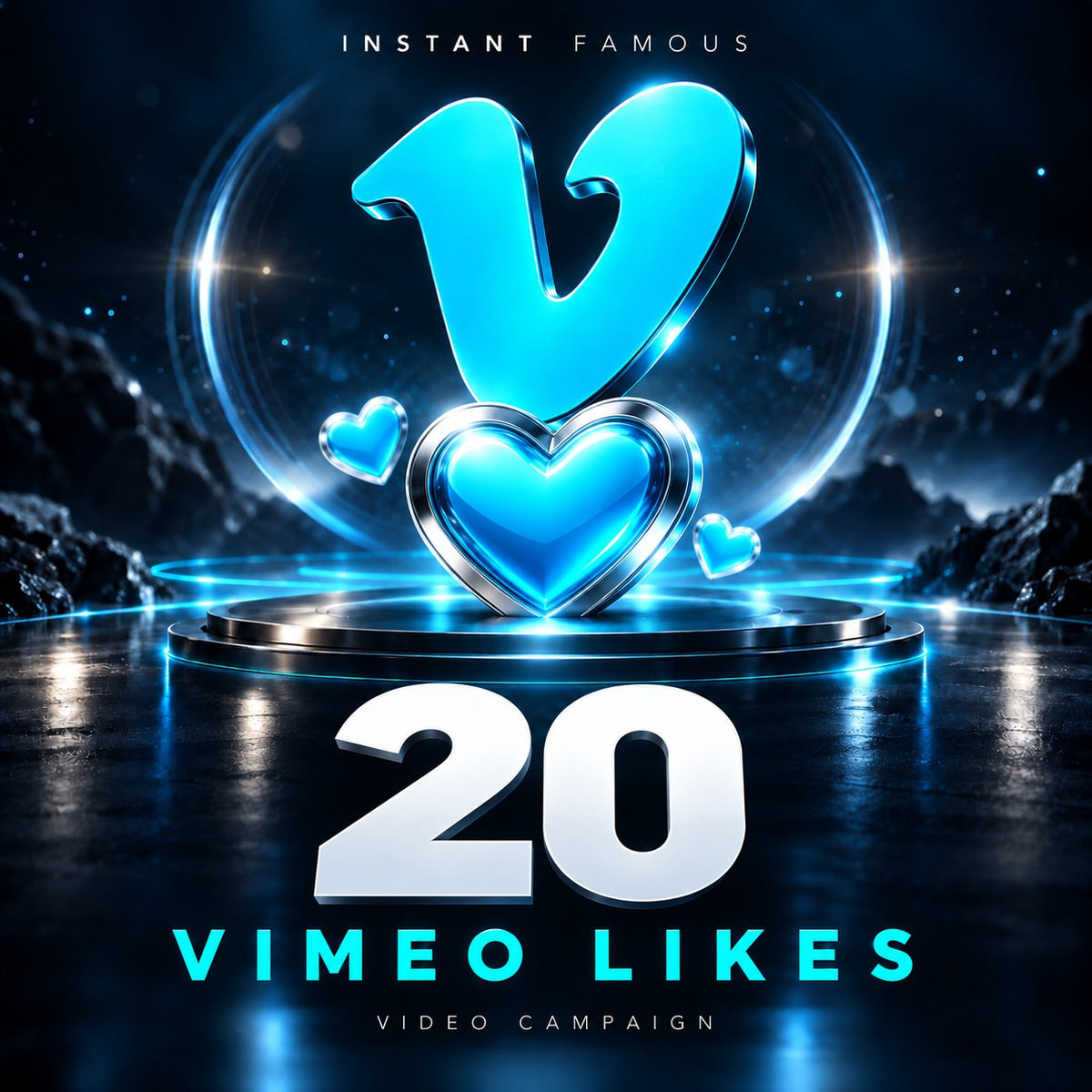 20 Vimeo Likes – Instant Famous