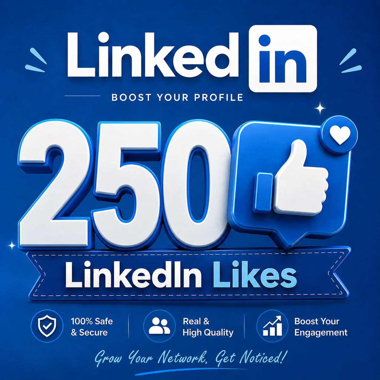 250 LinkedIn Likes