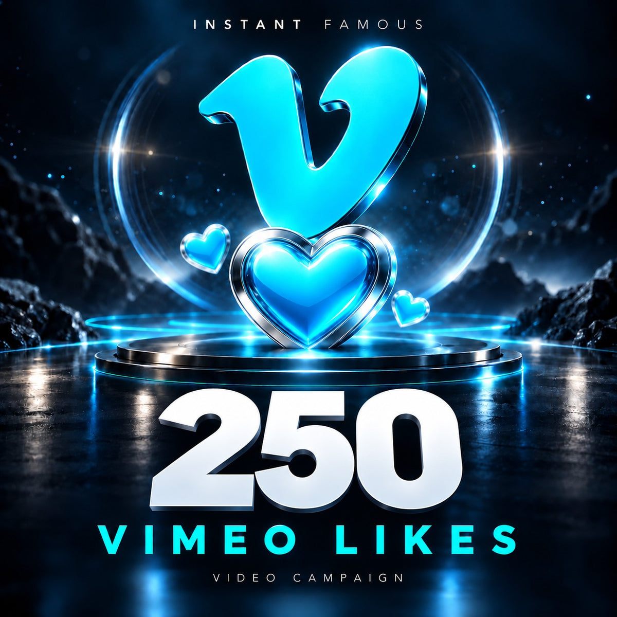 250 Vimeo Likes – Instant Famous