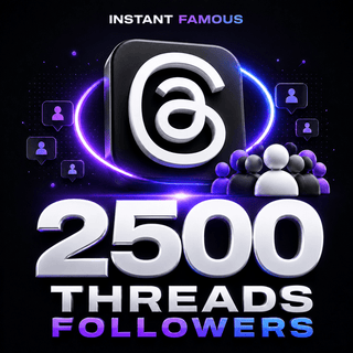 2500 threads followers
