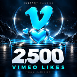 2,500 Vimeo Likes – Instant Famous