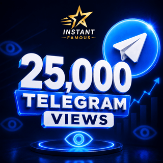 25000 telegram views