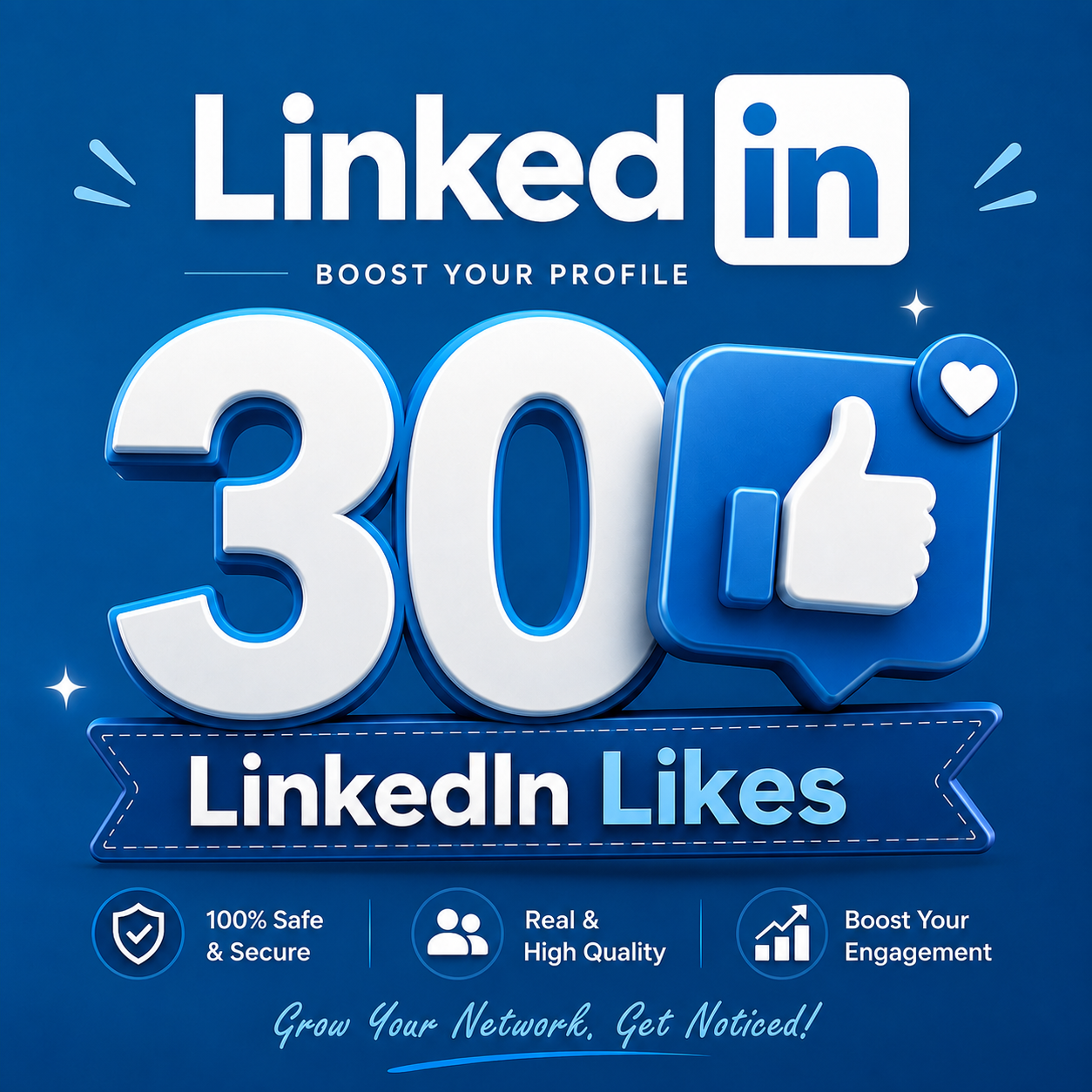 30 LinkedIn Likes
