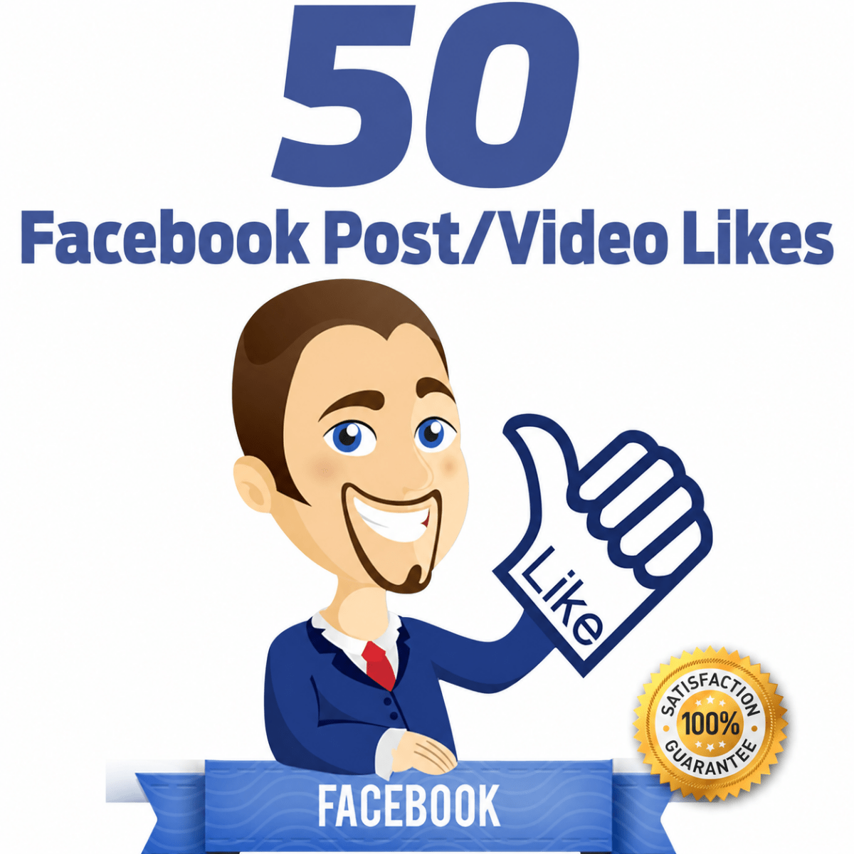 50 facebook post video likes