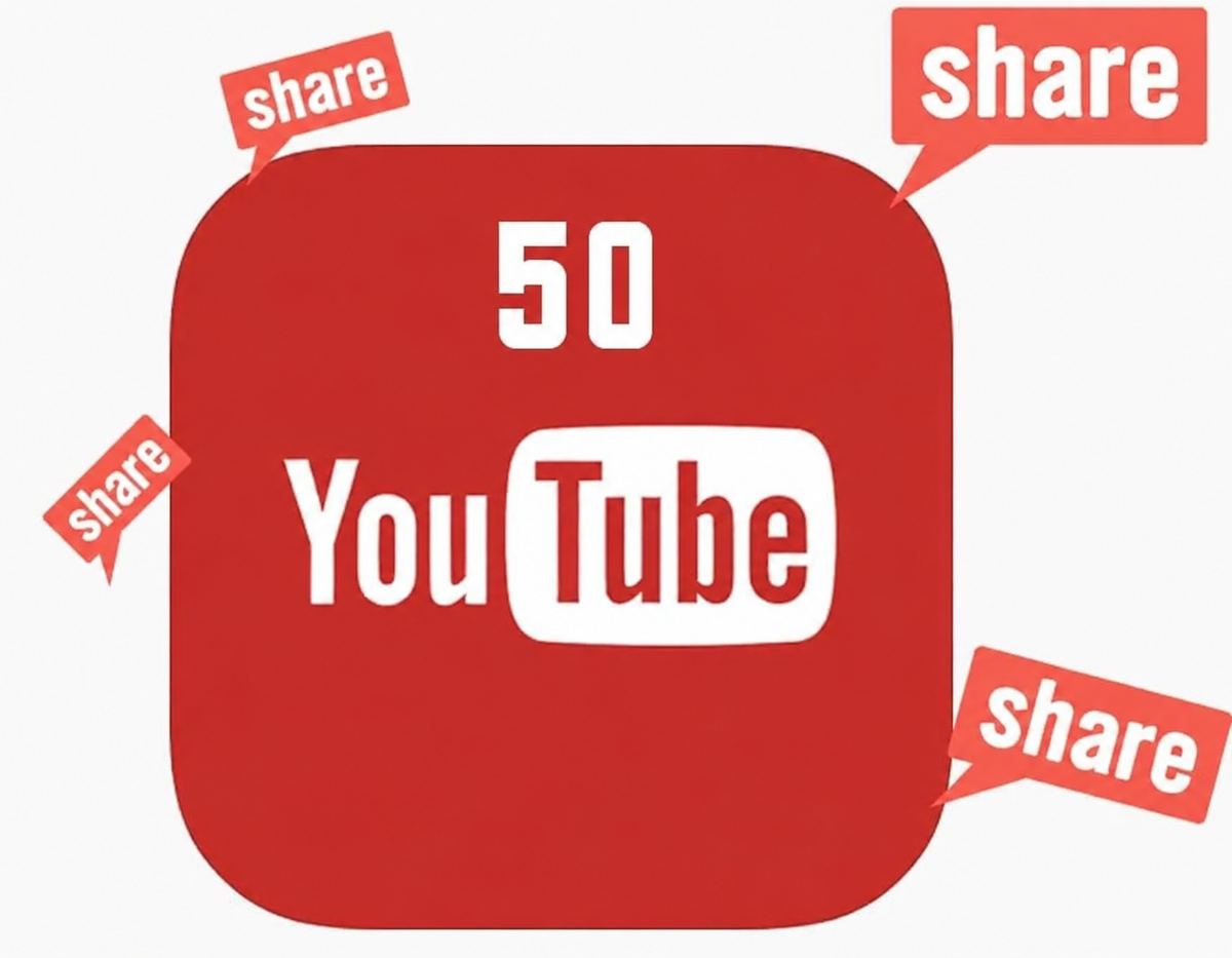 50 YouTube Shares