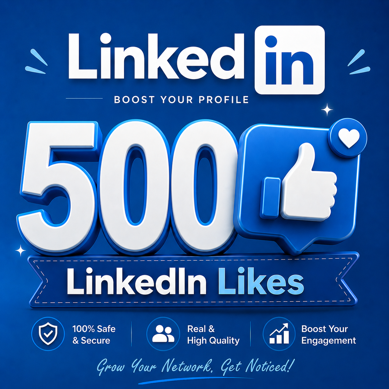 500 LinkedIn Likes