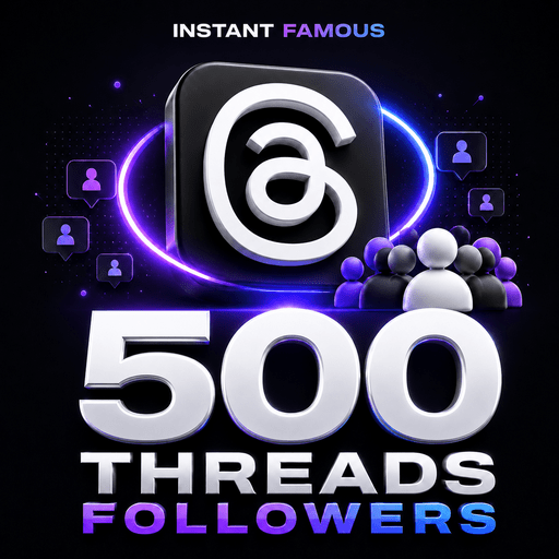 500 threads followers