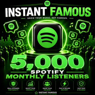 5000 Spotify Monthly Listeners