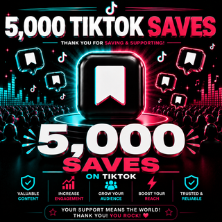 5000 Tiktok Saves