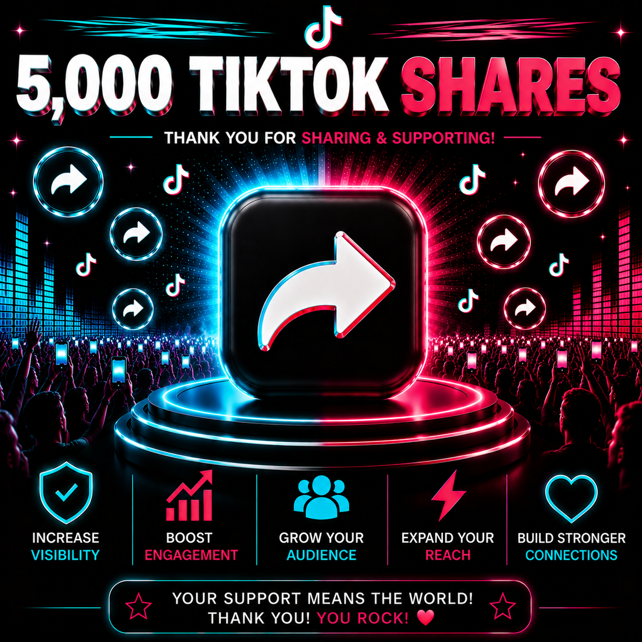 5000 Tiktok Shares