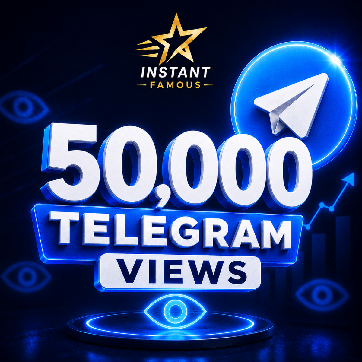 50000 telegram views