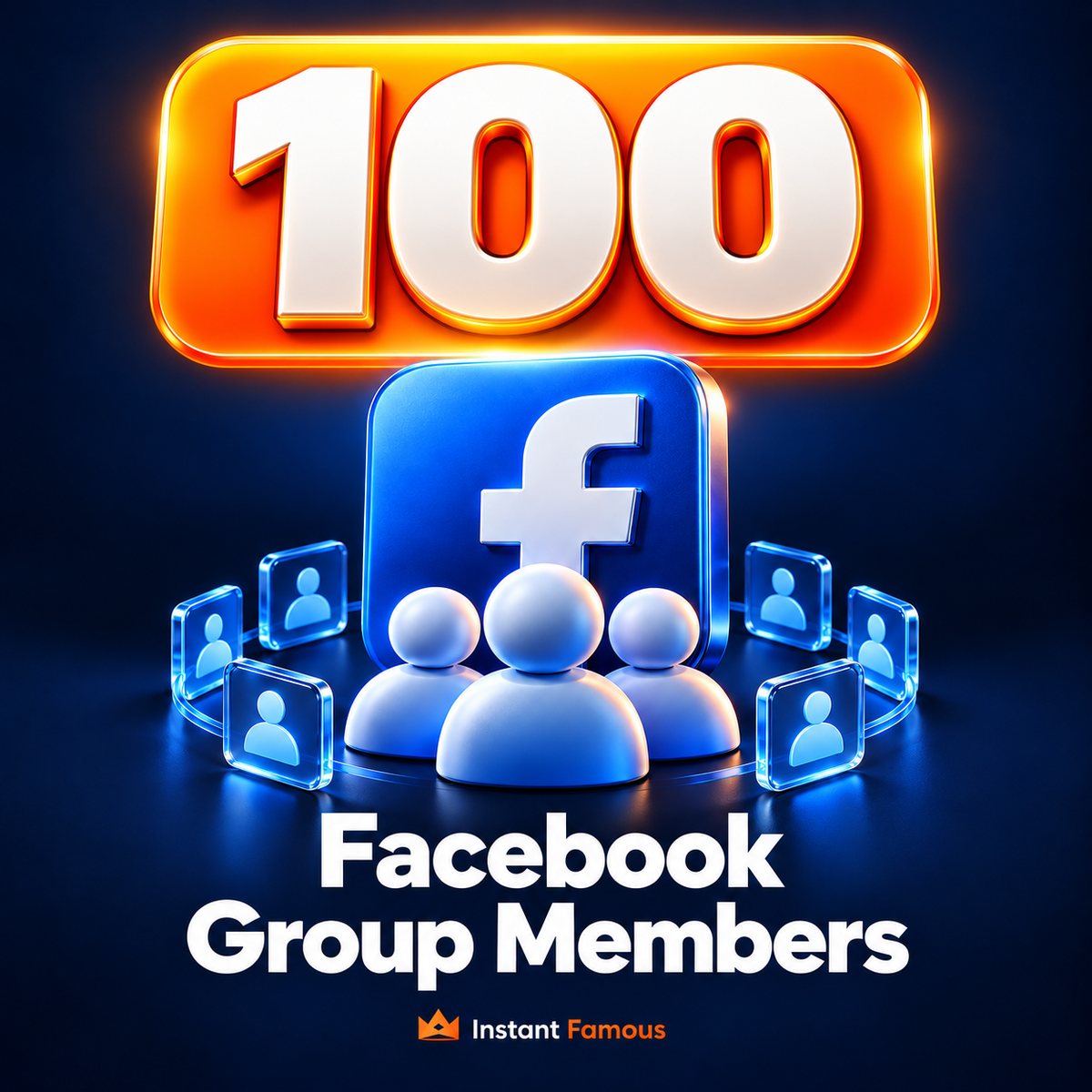 100 Facebook Group Members | Instant Famous