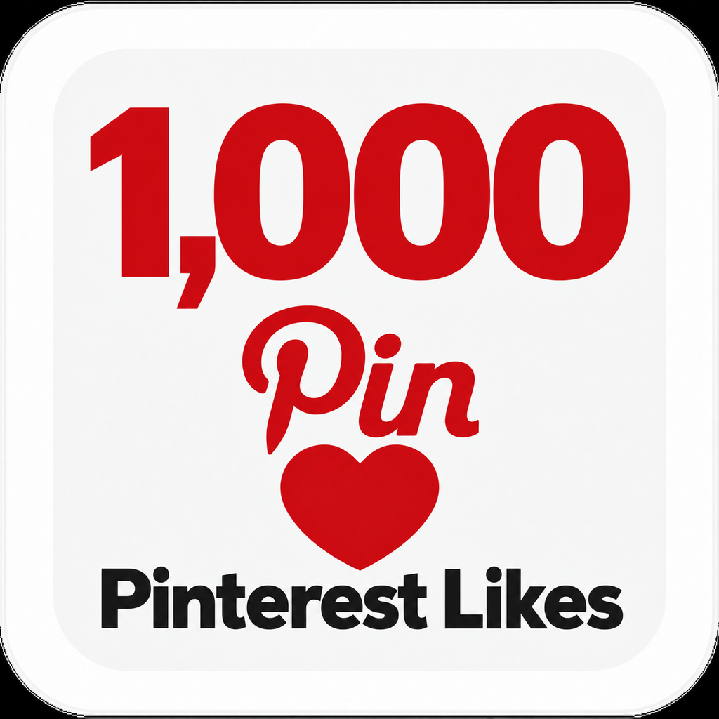 1,000 Pinterest Likes