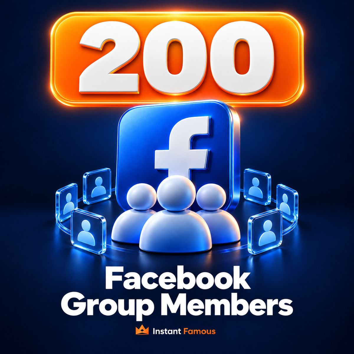 200 Facebook Group Members | Instant Famous