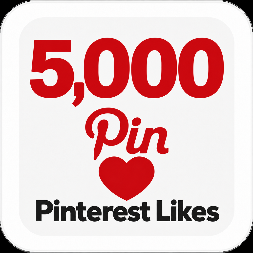 5,000 Pinterest Likes