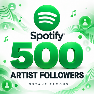 500 Spotify artist followers — Instant Famous