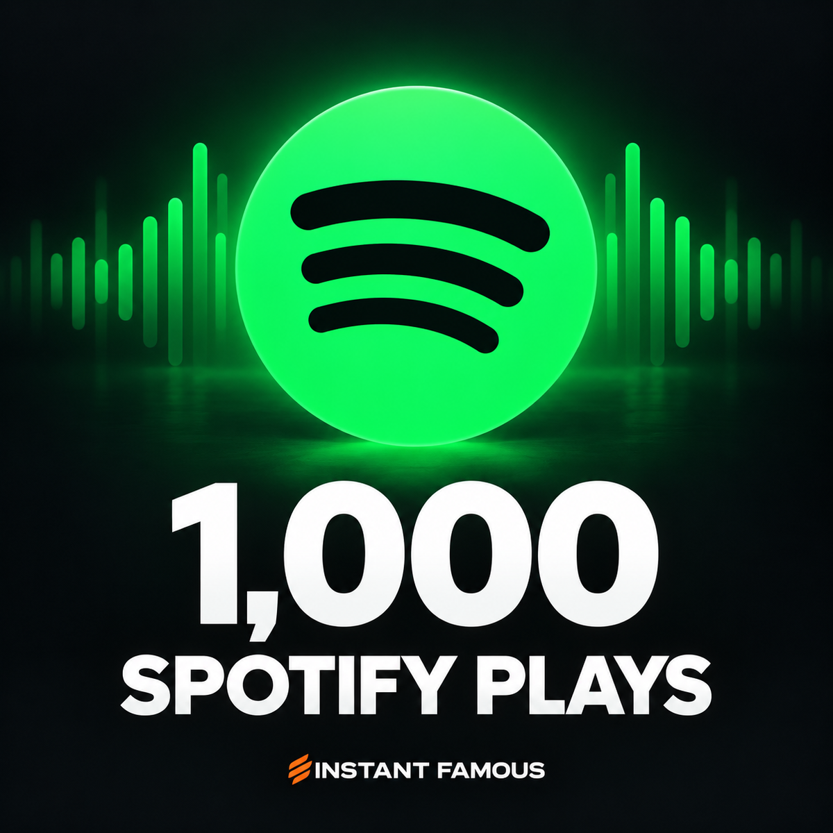 1,000 Spotify plays package — Instant Famous
