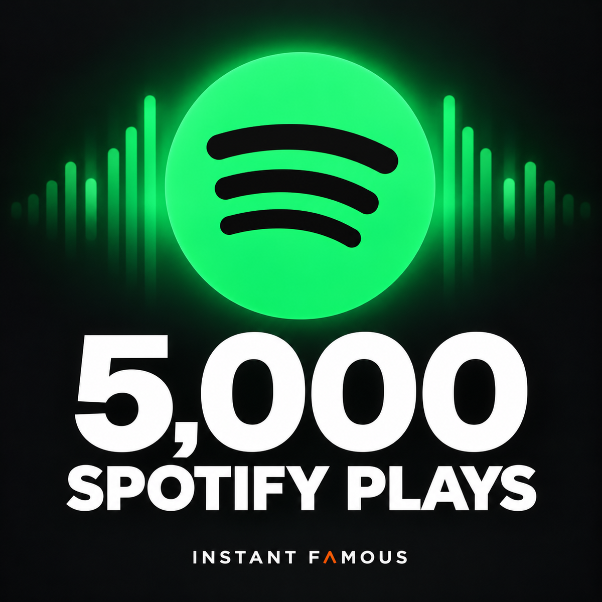 5,000 Spotify plays package — Instant Famous