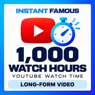 1,000 YouTube watch hours — long-form video