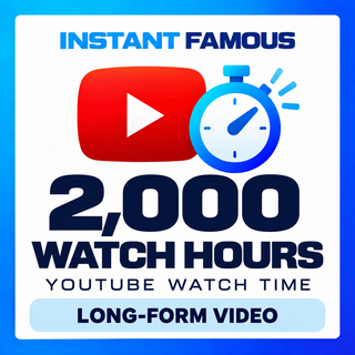 2,000 YouTube watch hours — long-form video