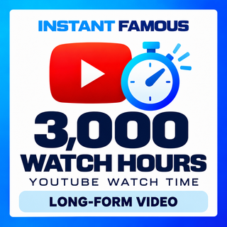 3,000 YouTube watch hours — long-form video