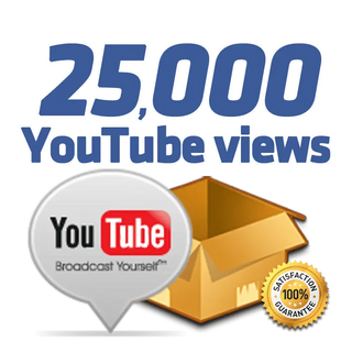 25000 YouTube views